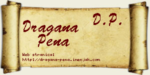 Dragana Pena vizit kartica